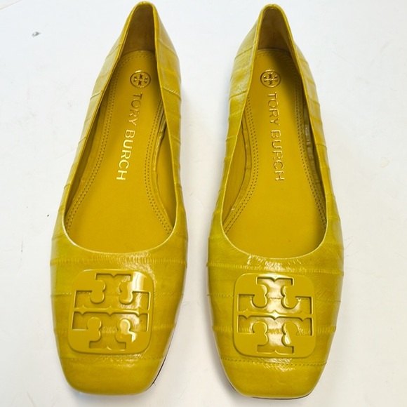 Tory Burch Shoes - Tory Burch Yellow Flats
